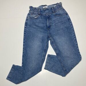 Women's Forever 21 High Waist Paperbag Jeans